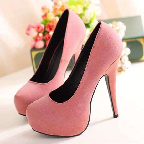 Peep Toe Pink High